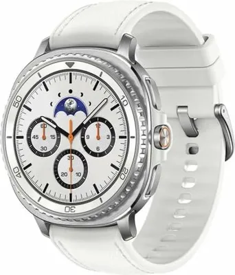 Produktbild von Smartwatch Samsung SM-L500NZWAEUE Weiß Silberfarben 1,3" 46 mm