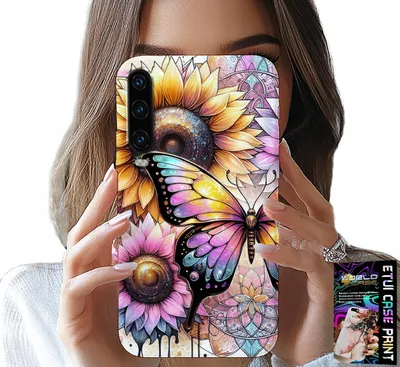 Obrázek produktu pro Pouzdro Pro Huawei P30 - Slunečnice S Motýlem, Pouzdro + Fólie
