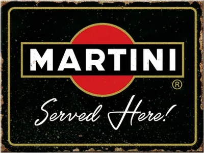 Produktbild von Nostalgic-Art - Magnet 6 x 8 cm - Martini - Martini Served Here