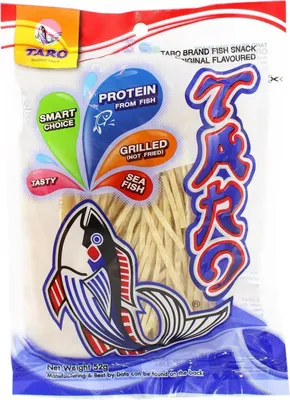 Produktbild von Taro Fisch Snack original in Streifen 52g (stinkt)