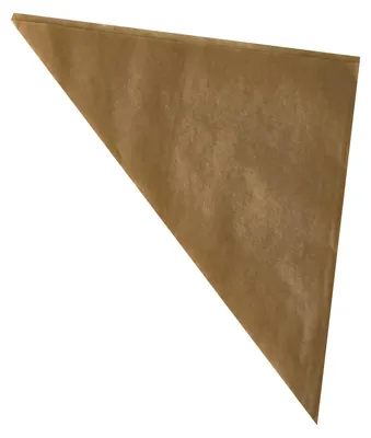 Produktbild von 500x Spitztüten Pergamentersatz fettdicht 19x19x27cm 125gr. braun