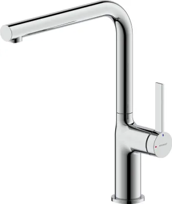 Produktbild von Bravat Torino Spültischarmatur L-Auslauf Chrom Niederdruck 3521382