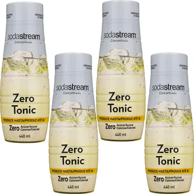 Image de Sirop SodaStream Tonic Zero 440ml, 4 pièces