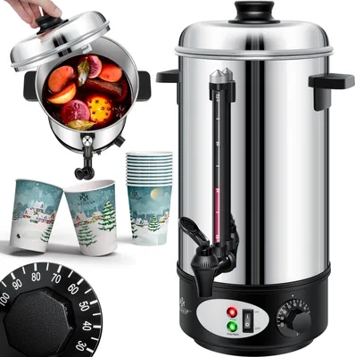 Produktbild von KESSER Glühweinkessel Edelstahl Glühweinkocher Glühweinautomat  Größe:8 Liter