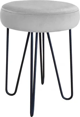Produktbild von Taboret Venus HAIRPIN noga czarna MG39 Taboret na trzech nogach ATOS
