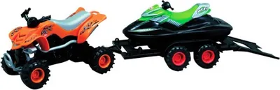 Produktbild von DICKIE Summer Quad 42cm Anhänger Jetski Boot Spielzeug Weihnachten Kinder Spiel