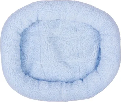 Produktbild von Duvo+ Bett oval Schafsfell blau für Katzen