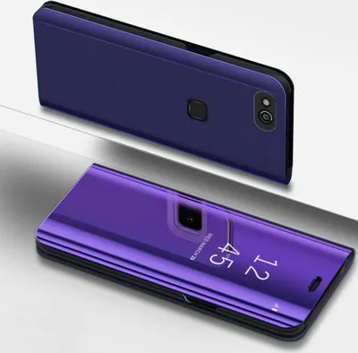 Produktbild von Handyhülle für Huawei P10 Lite Smart Cover Schutzhülle Clear View Case Lila