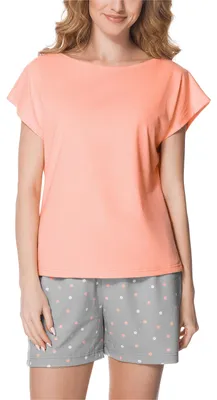 Image de Pyjama pour femme Merry Style MS10-178 (saumon/gris, L)