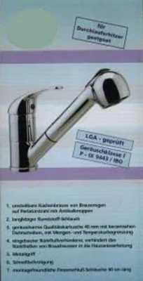 Produktbild von Einhebel Spülmischer Armatur