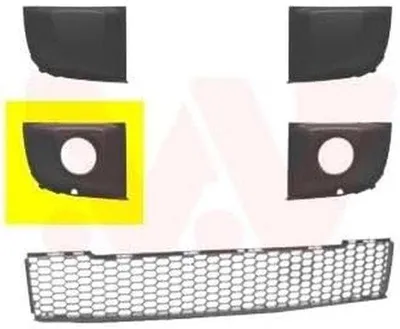 Image de Ventilateur de voiture - Côté conducteur - 16 x 12 x 3 cm - Noir