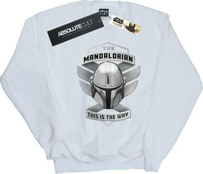 Produktbild von Star Wars - "The Mandalorian This Is The Way" Sweatshirt für Damen BI39172 (XL) (Weiß)