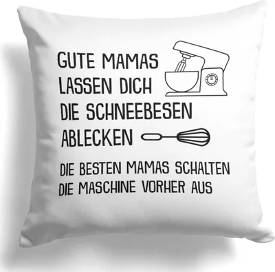 Produktbild von 22Feels Mama Geschenk Mutter Kissen Muttertag Geburtstag Weihnachten Deko Frauen Dekoration  Wohnzimmer Schlafzimmer Couch