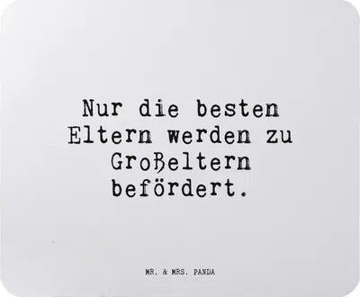 Produktbild von Mr. & Mrs. Panda Mauspad Nur die besten Eltern... - Aquarellblau - Geschenk, Oma Opa, Mouse Pad, Enkel Geburt, Mousepad, computer, Großeltern, pc, Enkelin, Sprüche, stolz