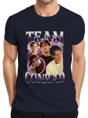 Productafbeelding van Team Conrad Fan, Cadeau, Fanclub, Serie "The Summer I Got Pretty", Heren T-shirt, Marineblauw, Maat S