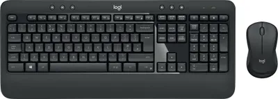 Produktbild von Logitech MK540 Advanced, Kabellos, RF Wireless, Membran Key Switch, QWERTY, Schwarz, Maus enthalten