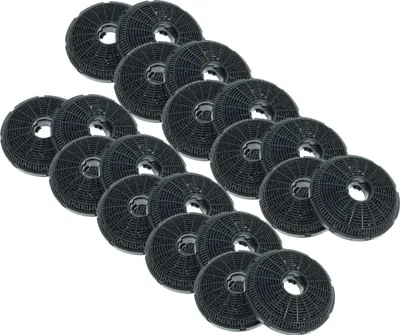 Produktbild von vhbw 20x Aktivkohlefilter Ersatz für Silverline AF110 für Dunstabzugshaube
