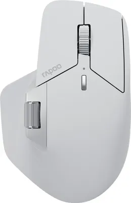 Produktbild von Rapoo MT760L, Rechts, Optisch, RF Wireless + Bluetooth, 3200 DPI, Grau