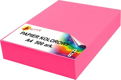 Produktbild von Farbpapier A4 80g rosa fluo neon 500 Blatt