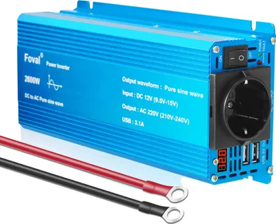 Obrázek produktu pro Měnič, čistá sinusoida, vysoká účinnost, špičkový výkon 2600 W