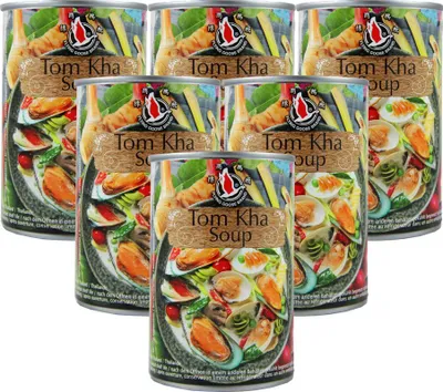 Produktbild von [ 6x 400ml ] Flying Goose Tom Kha Suppe / Tom Ka Soup / Thailändische Kokossuppe