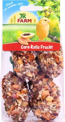 Produktbild von Jr Farm Kornrollen Mit Früchten Für Papageien - 90G Leckere Snackbuĺlen