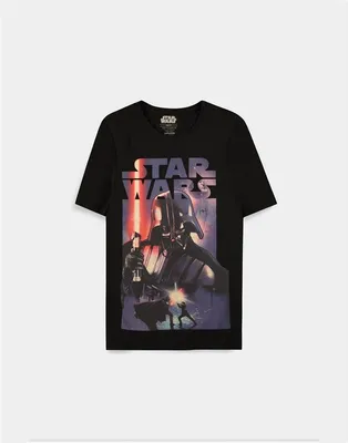 Produktbild von Star Wars Vintage Poster Darth Vader T-Shirt Schwarz/Lila – Offizielles Merchandise -  XXL