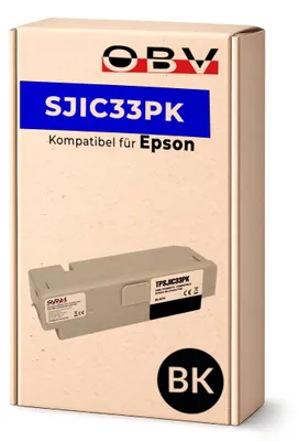 Produktbild von OBV Druckerpatrone kompatibel mit Epson SJIC33P Schwarz - TM-J7200 TM-J7700