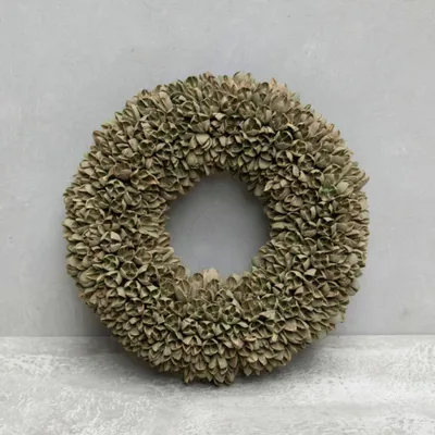 Produktbild von Kranz Bakuli - grün: D 40cm