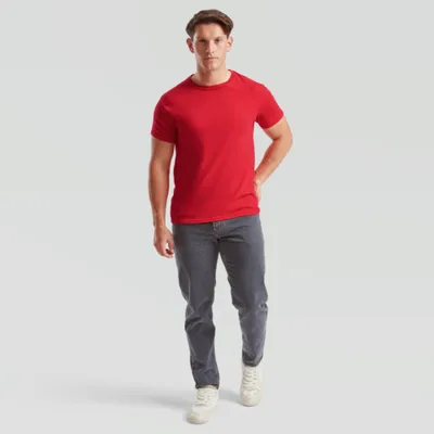 Imagen del producto de Camiseta Fruit Of The Loom Iconic 150 T Rojo