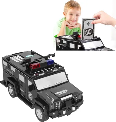 Produktbild von Gepanzertes Auto Geld Sparschwein Elektronische pädagogische Auto Passwort Bargeld Bank Spielzeug Auto für Kinder