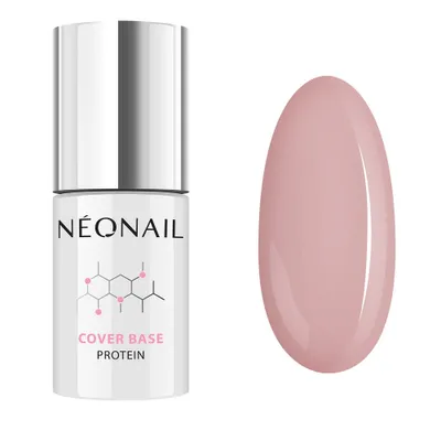 Zdjęcie produktu dla NeoNail Cover Base Protein Baza hybrydowa Natural Nude, 7.2ml