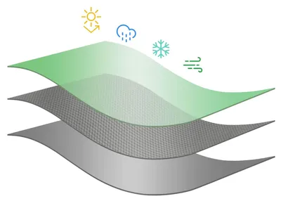 Obrázek produktu pro Plachta s oky Bílá 3 x 5 m 260 gsm PE