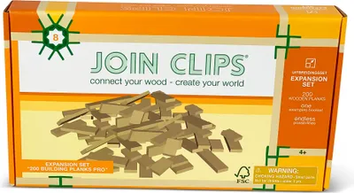Produktbild von JOIN CLIPS Erweiterungsset 200 Holzbauplatten Pro