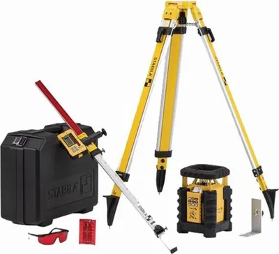Produktbild von Stabila LAR 350 rotation laser, 800 m, 0,1 mm/m, 5°, Rot, 635 Nm (< 1 mW), Dreh-Ebene