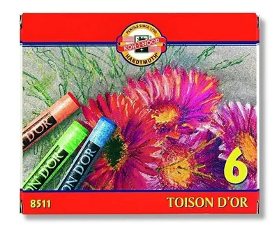 Obrázek produktu pro KOH-I-NOOR 8511 Pastellkreide - 6 Farben
