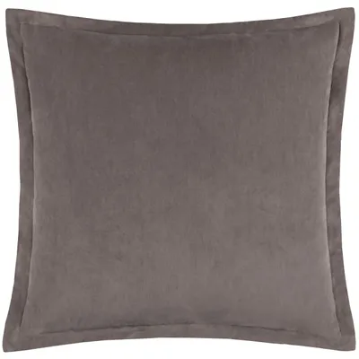 Produktbild von Yard Merton Samtkissen mit Polyesterfüllung – Taupe – 55 x 55 cm