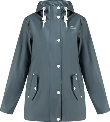 Image de Veste de pluie ICEBOUND pour femmes - bleu-gris, XL