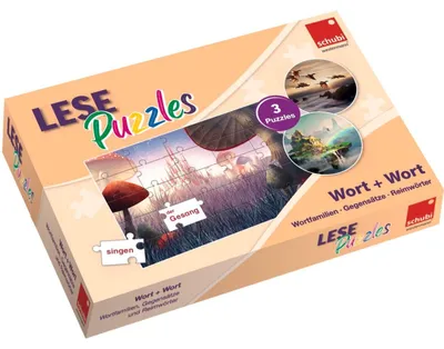Produktbild von SCHUBI LesePuzzles  Wort + Wort