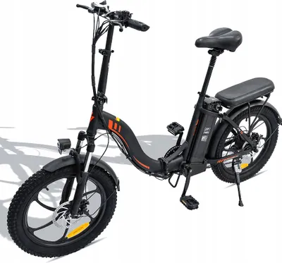 Produktbild von Elektrofahrrad Ebike 20 Zoll klapprad, Fatbike 250W, E-Citybike 36V 16Ah Herausnehmbarer Akku, ebike Herren Damen 3.0 Fat Tire Mountainbike, E-Fahrrad