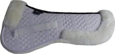 Produktbild von Engel Reitsport Lammfell Sattelkissen (Sakis2) Weiss Weiss M (16 - 17,5 Inch) 56cm