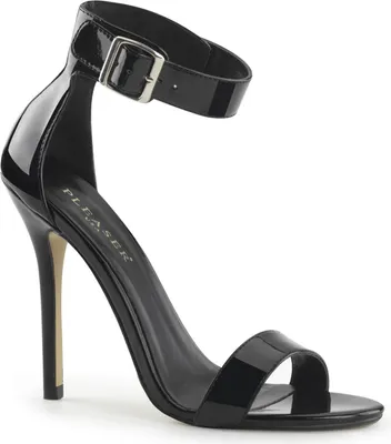 Produktbild von AMUSE-10 Damen Sandale von Pleaser, Schwarz Lack , EU 40, US 10