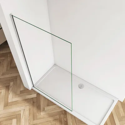 Produktbild von 80x200cm Duschabtrennung Walk In 10mm Nano ESG Klarglas Duschtrennwand Höhe 200cm