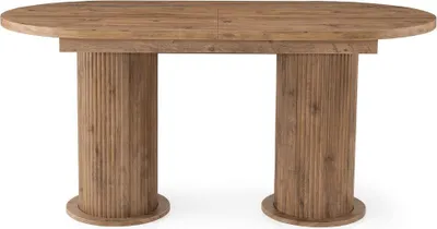 Image de CALICOSY - Table à manger extensible de 180 à 216 cmReproduction noyer - GUSTO