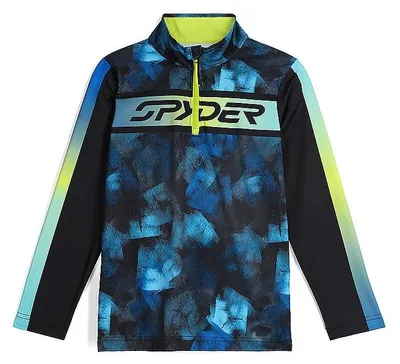 Productafbeelding van SPYDER JACOBS, halve rits, maat L, Cobalt Block Camouflage
