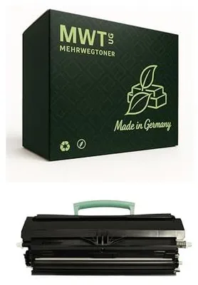 Mehrwegtoner Tonerkartusche kompatibel mit Lexmark X463H21G Schwarz – Produktansicht 1