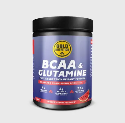 Image de GoldNutrition Vitamines et compléments alimentaires BCAA et glutamine en poudre, pastèque