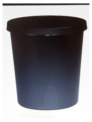 Produktbild von Papierkorb, Ø 310 mm, H 320 mm, schwarz, Volumen 18 l
