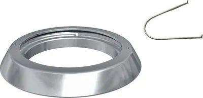 Zdjęcie produktu dla Pierścień ze stali nierdzewnej i nakrętka VETUS do wlotu powietrza Ø 75 mm