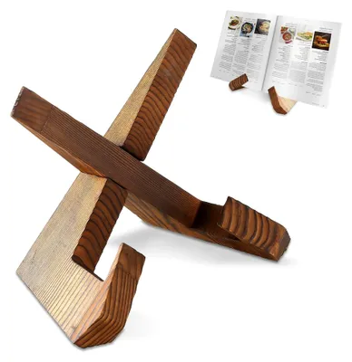 Produktbild von Kochbuchständer aus Holz, ideal zum Halten von Koch- und anderen Büchern
